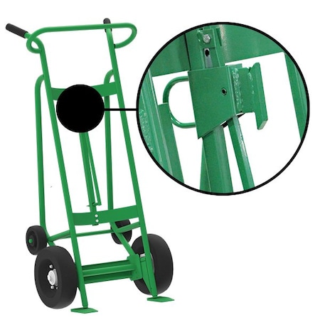 Two Wheel Drum Hand Truck, Steel MPN:F83160A7F