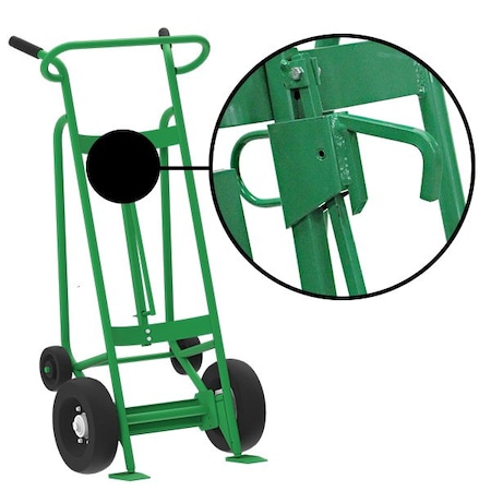 Two Wheel Drum Hand Truck, Steel MPN:F83160A7L