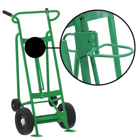 Two Wheel Drum Hand Truck, Steel MPN:F83160A7P