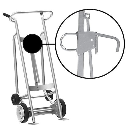 Four Wheel Drum Hand Truck, Aluminum MPN:F83210A7L
