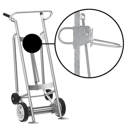 Four Wheel Drum Hand Truck, Aluminum MPN:F83210A7P