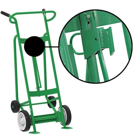 Two Wheel Drum Hand Truck, Steel MPN:F83450A6F