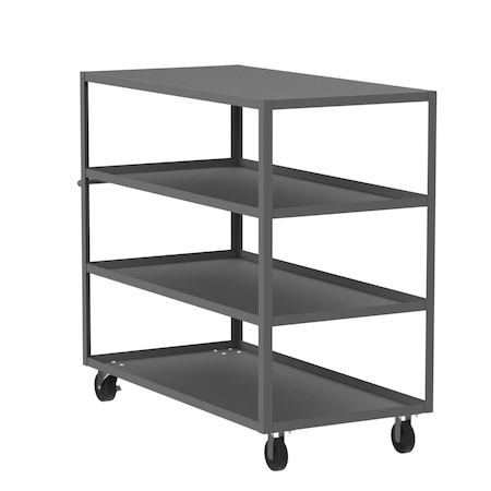 Utility Cart, Steel, 3600 lb Load Capacity, 65 in L, 30 in W MPN:F89167GYPH