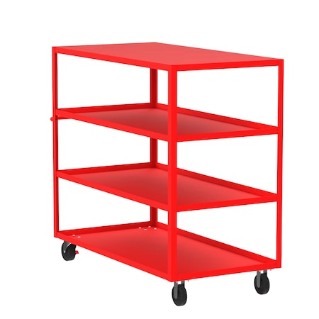 Utility Cart, Steel, 3600 lb Load Capacity, 65 in L, 30 in W MPN:F89167RDPH