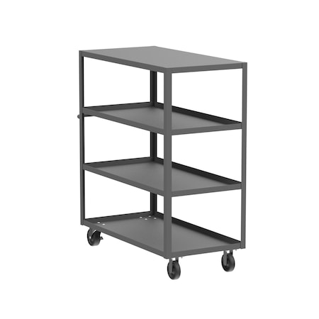 Utility Cart, Steel, 3600 lb Load Capacity, 53 in L, 24 in W MPN:F89169GYPH