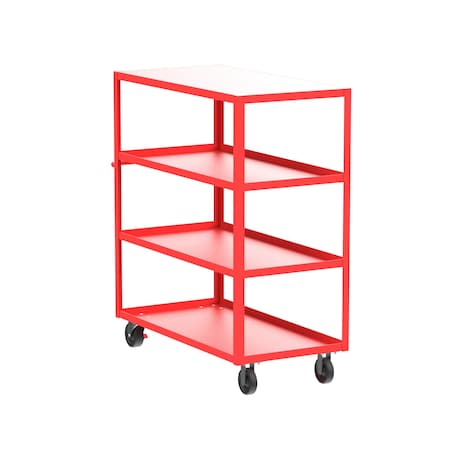 Utility Cart, Steel, 3600 lb Load Capacity, 53 in L, 24 in W MPN:F89169RDPH