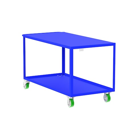 Gauge Utility Cart, 2 Shelf, Flat Top MPN:F89179BUPY