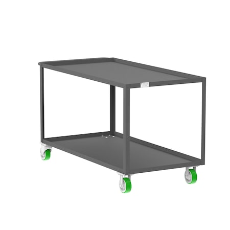 Utility Cart, Steel, 2000 lb Load Capacity, 65 in L, 30 in W MPN:F89180GYPY