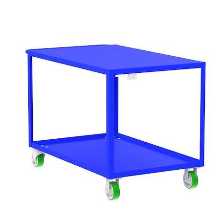 Utility Cart, Steel, 2000 lb Load Capacity, 53 in L, 30 in W MPN:F89181BUPY