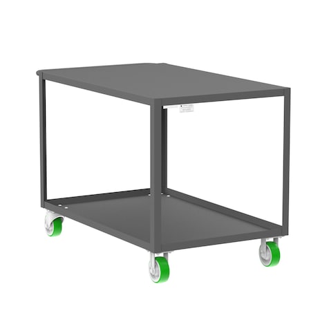Utility Cart, Steel, 2000 lb Load Capacity, 53 in L, 30 in W MPN:F89181GYPY