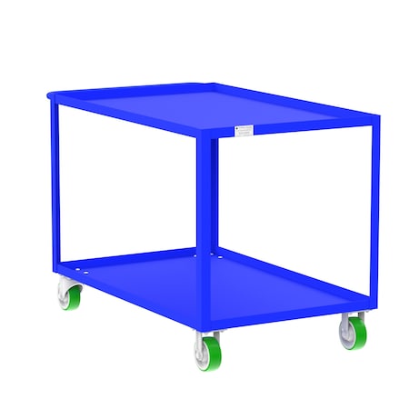 Utility Cart, Steel, 2000 lb Load Capacity, 53 in L, 30 in W MPN:F89182BUPY