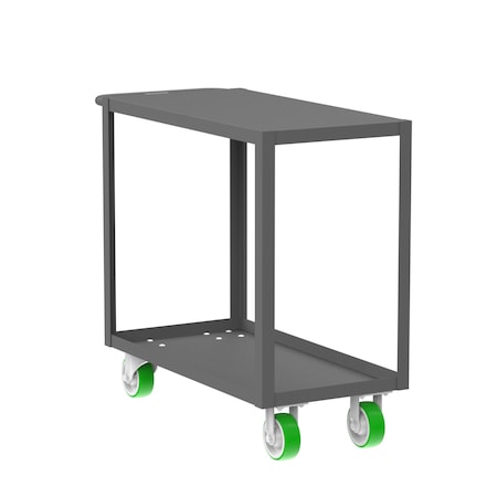 Utility Cart, Steel, 2000 lb Load Capacity, 41 in L, 18 in W MPN:F89183GYPY