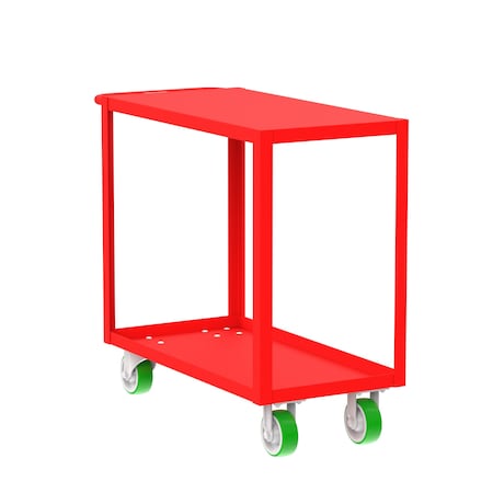 Utility Cart, Steel, 2000 lb Load Capacity, 41 in L, 18 in W MPN:F89183RDPY