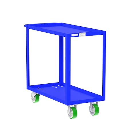 Utility Cart, Steel, 2000 lb Load Capacity, 41 in L, 18 in W MPN:F89184BUPY