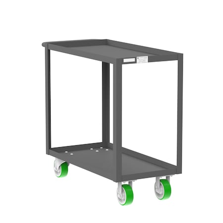 Utility Cart, Steel, 2000 lb Load Capacity, 41 in L, 18 in W MPN:F89184GYPY