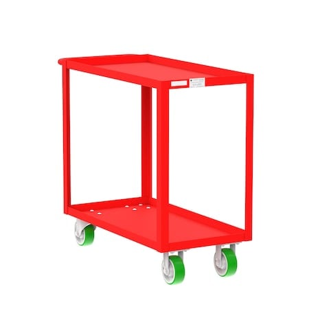Utility Cart, Steel, 2000 lb Load Capacity, 41 in L, 18 in W MPN:F89184RDPY