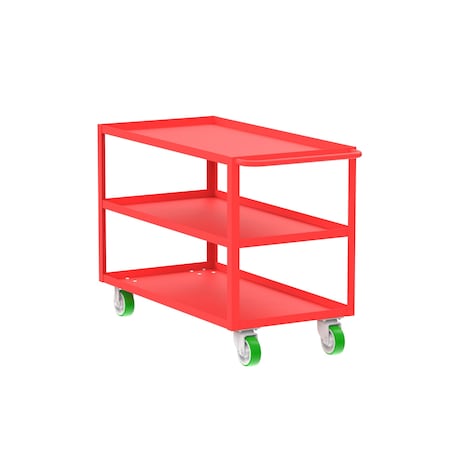 Utility Cart, Three Shelf, 24x48