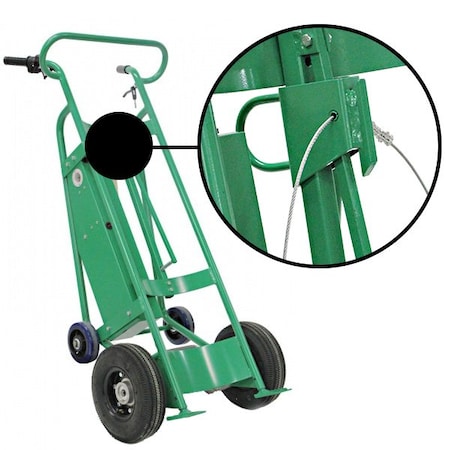 Powered Hand Truck, 800 lb, w/Pneumatic Wh MPN:F89484C