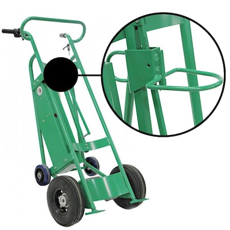Powered Hand Truck, 800 lb, w/Pneumatic Wh MPN:F89484P
