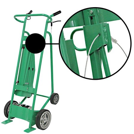 Powered Hand Truck, 800 lb, w/Solid Rubber MPN:F89503C