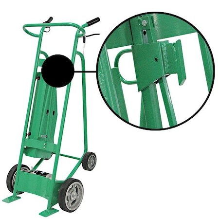 Powered Hand Truck, 800 lb, w/Solid Rubber MPN:F89503F