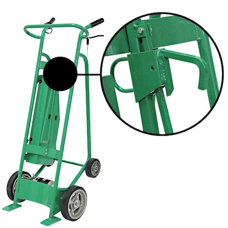 Powered Hand Truck, 800 lb, w/Solid Rubber MPN:F89503L