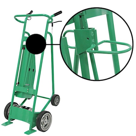 Powered Hand Truck, 800 lb, w/Solid Rubber MPN:F89503P