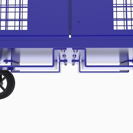 Fork Pockets, for Security Cart, Blue MPN:F89558B