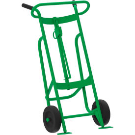 Valley Craft® 2-Wheel Hand Truck For 30/55 Gallon Steel Drums 1000 lb. Capacity Green F81895A3