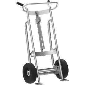 Valley Craft® 2-Wheel Aluminum Drum Truck with Brakes Pneumatic Wheels 1000 lb. Cap. F81925A7