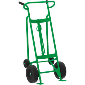 Valley Craft® 4-Wheel Steel Drum Truck Pneumatic Wheels 1000 lb. Capacity F82375A0