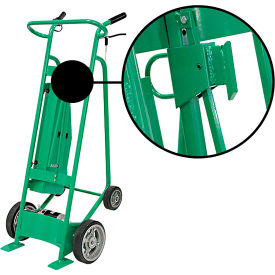 Valley Craft® 4-Wheel Powered Drum Truck Fiber Chime Hook Solid Rubber Wheels 800 lb. Cap. F89503F