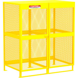 Valley Craft® Vertical Gas Cylinder Storage Cabinet 20 Cylinders Capacity 62