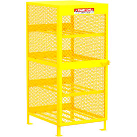 Valley Craft® Horizontal Gas Cylinder Storage Cabinet 8 Cylinders Capacity 32
