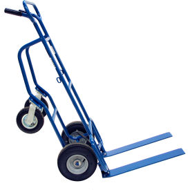 Valley Craft® HVAC Hand Truck with Pneumatic Wheels 600 lb. Capacity Blue F80233U5