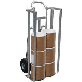 Valley Craft® 2 Wheels Deluxe Commercial Hand Truck with Side Guards 600 lb. Cap. Silver F83665A7