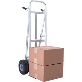 Valley Craft® Commercial Heavy Duty Hand Truck with Curved Back Pneumatic Wheels 600 lb. Cap F83971A6