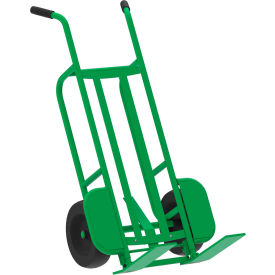 Valley Craft® Mini Pallet Steel Hand Truck with Pneumatic Wheels 1000 lb. Cap Green F84738A8
