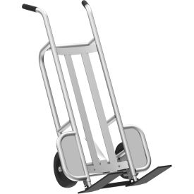 Valley Craft® Aluminum Mini Pallet Truck w/ Mold on Rubber Wheels 1000 lb Cap Silver F84752A9
