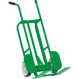 Valley Craft® Steel Mini Pallet Truck with Solid Rubber Wheels 1000 lb. Cap. Green F84776A1