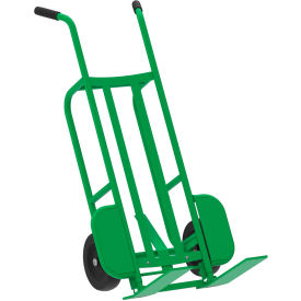 Valley Craft® Steel Mini Pallet Truck with Mold on Rubber Wheels 1000 lb. Cap. Green F84793A0