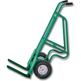 Valley Craft® 4-Wheel Steel Pallet Hand Truck with Pneumatic Wheels 1000 lb. Cap. Green F84907A3