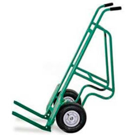 Valley Craft® 4-Wheel Steel Pallet Hand Truck with Solid Wheels 1000 lb. Cap. Green F84910A8