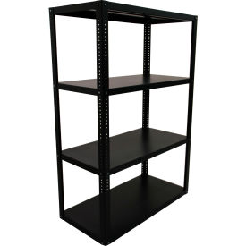 Valley Craft® 4 Shelf Heavy Duty Open Steel Shelving Starter 48