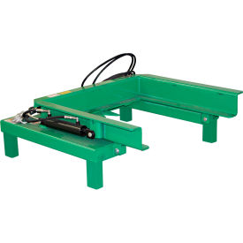 Valley Craft® Forklift Attachment For Hydraulic Powered Self-Dumping System 2000 lb Cap Green F89681