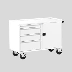 Valley Craft® Mobile Workbench with 4 Drawers & 1 Door 52