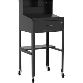 Valley Craft® Industrial Mobile Shop Desk with 1 Drawer 400 lb. Capacity 23