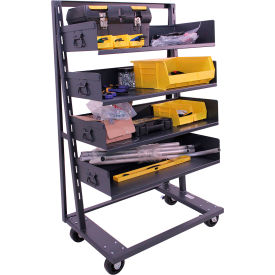 Valley Craft® Single Sided Heavy Duty A-Frame Truck 4 Trays 2500 lb. Cap. 38