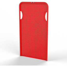 Valley Craft® Round-Peg Pegboard End Panel For Modular A-Frame Bin Cart 30