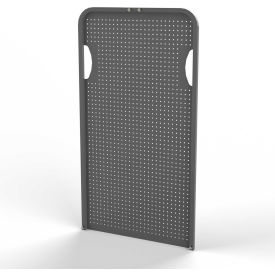 Valley Craft® Round-Peg Pegboard End Panel For Modular A-Frame Bin Cart 30